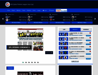 qatarpremierleague.org screenshot