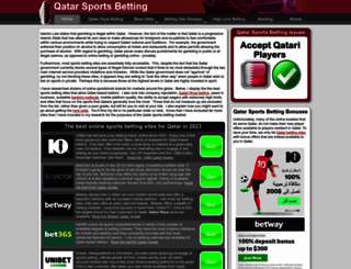 qatarsportsbetting.com screenshot