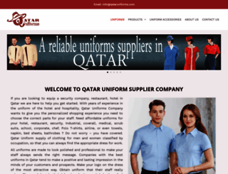 qataruniforms.com screenshot