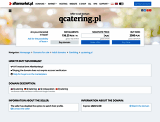 qcatering.pl screenshot