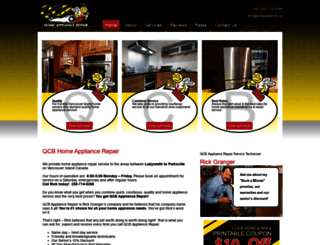 qcbappliance.ca screenshot
