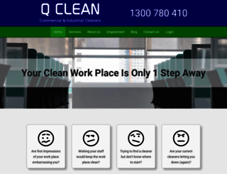 qclean.com.au screenshot