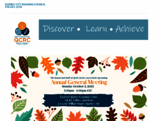 qcrc.org screenshot