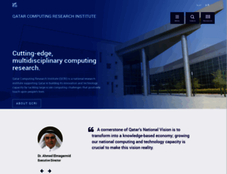 qcri.org.qa screenshot