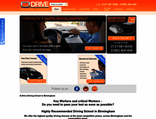 qdrivedrivingschool.co.uk screenshot