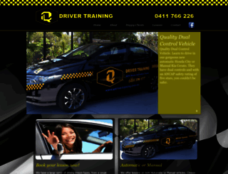 qdrivertraining.com.au screenshot