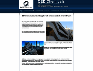 qedchemicals.co.uk screenshot
