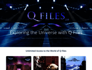 Access qfiles.tv. Q Files - Steve Quayle video blog | Q Files 2.0 Email ...