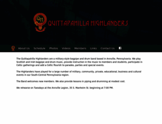 qhpipeband.org screenshot