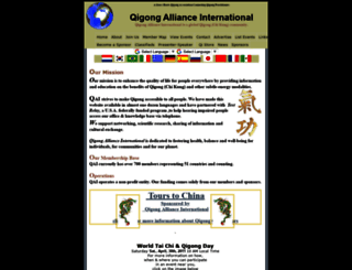 qigong-alliance.org screenshot