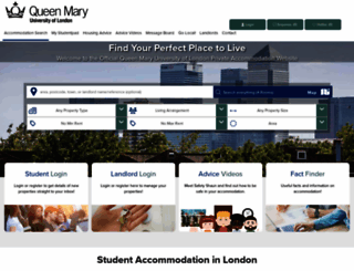 qmul.studentpad.co.uk screenshot
