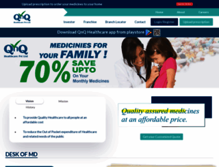 qnqhealthcare.com screenshot
