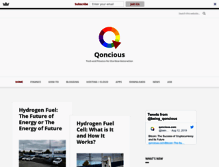 qoncious.com screenshot