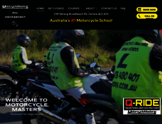 qrides.com.au screenshot