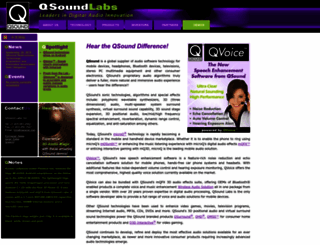 qsound.com screenshot