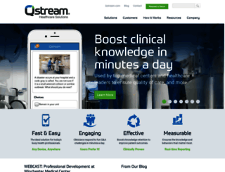 qstreamhealthcare.com screenshot