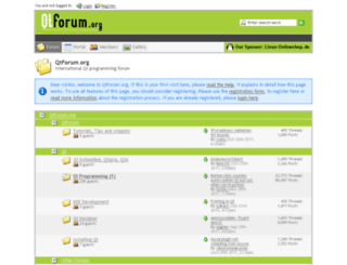 qtforum.org screenshot