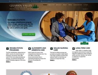 quabbinvalleyhealthcare.com screenshot