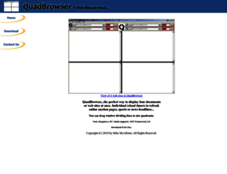 quadbrowser.com screenshot