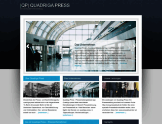 quadriga-press.com screenshot
