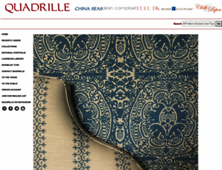 quadrillefabrics.com screenshot