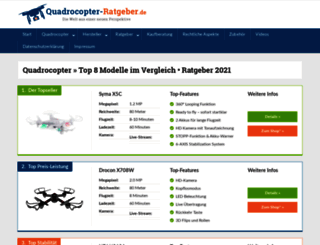 quadrocopter-ratgeber.de screenshot