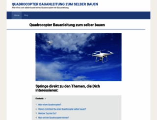 quadrocopter-selber-bauen.org screenshot