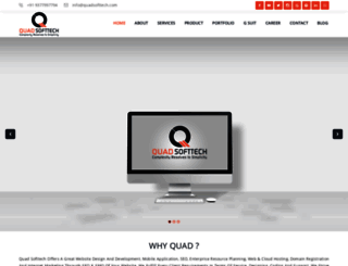 quadsofttech.com screenshot