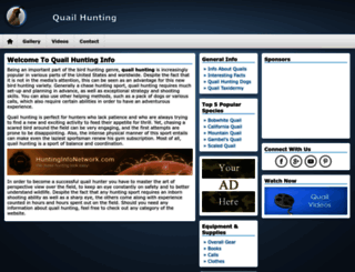 quailhuntinginfo.com screenshot