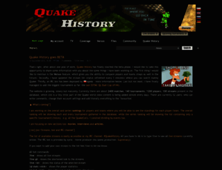 quakehistory.com screenshot