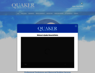 quakermemorialworks.com screenshot