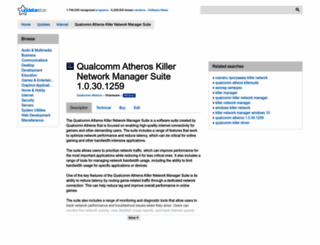 qualcomm-atheros-killer-network-manager-suite.updatestar.com screenshot