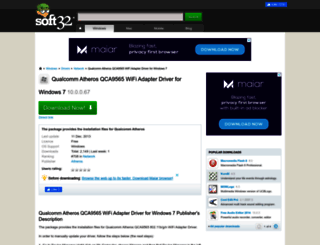 qualcomm-atheros-qca9565-wifi-adapter-driver-for-windows-7.soft32.com screenshot