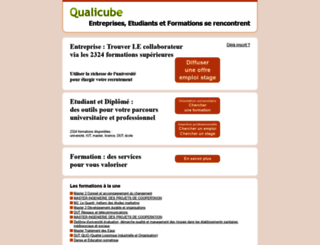 qualicube.fr screenshot