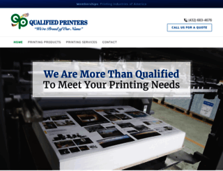 qualifiedprinters.net screenshot