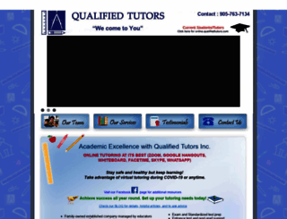 qualifiedtutors.com screenshot