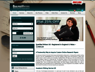 qualifiedwriters.com screenshot