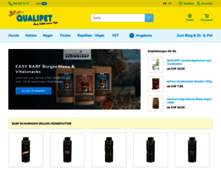 qualipet.com screenshot