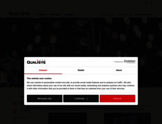 qualisys.com screenshot