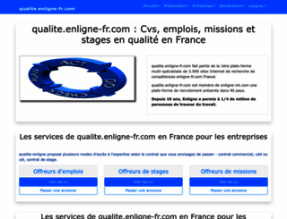 qualite.enligne-fr.com screenshot