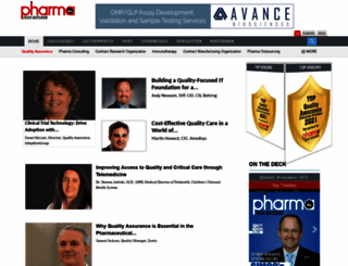 quality-assurance.pharmatechoutlook.com screenshot