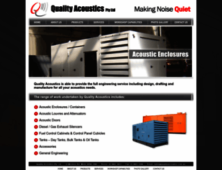 qualityacoustics.com.au screenshot