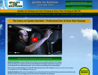qualityairsolutionsmd.com screenshot