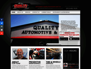 qualityautomotiveandtire.com screenshot
