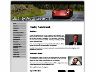 qualityautosearch.com.au screenshot
