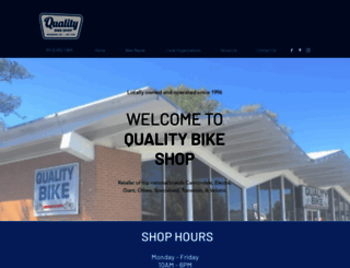 qualitybikeshop.com screenshot