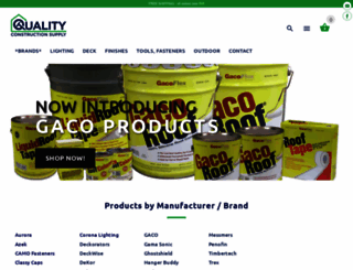 qualityconstructionsupply.com screenshot