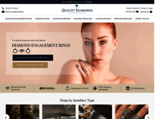 qualitydiamonds.co.uk screenshot