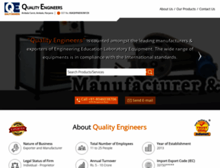 qualityengineers.co.in screenshot