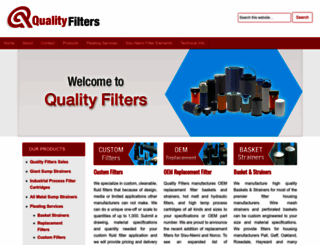 qualityfiltersinc.com screenshot